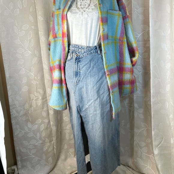 H&M White Lace Halter Tank Top Small Boho Festival Summer Casual Flowy - Picture 7 of 9